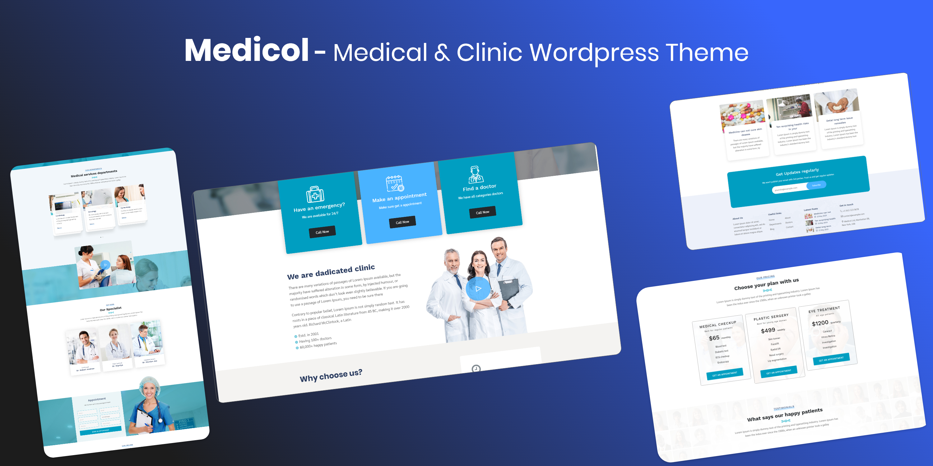 elementor bootstrap для темы wordpress medical &amp; clinic