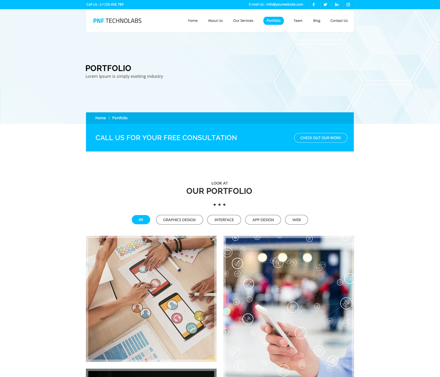 Download PSD шаблон "PNFTechnolabs - Technology PSD Template" / PNFTechnolabs - Technology PSD Template - PSD шаблон на тему графика agency business technology creative psd corporate template