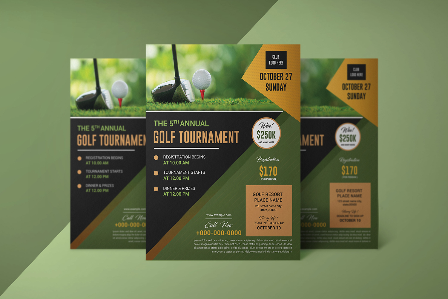 Download Фирменный стиль "Sistec Golf Tournament Flyer - Corporate Identity Template" / Sistec Golf Tournament Flyer - Corporate Identity Template - Фирменный стиль на тему графика golf tournament cup course charity competition poster game photoshop advertisement green golfer printable
