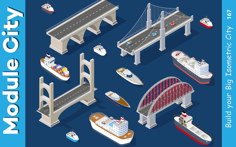 Download Иллюстрация "City Isometric - Illustration" / City Isometric - Illustration - Иллюстрация на тему графика block city isometric street architecture illustration area building house urban vector modern map construction design town 3d estate business set