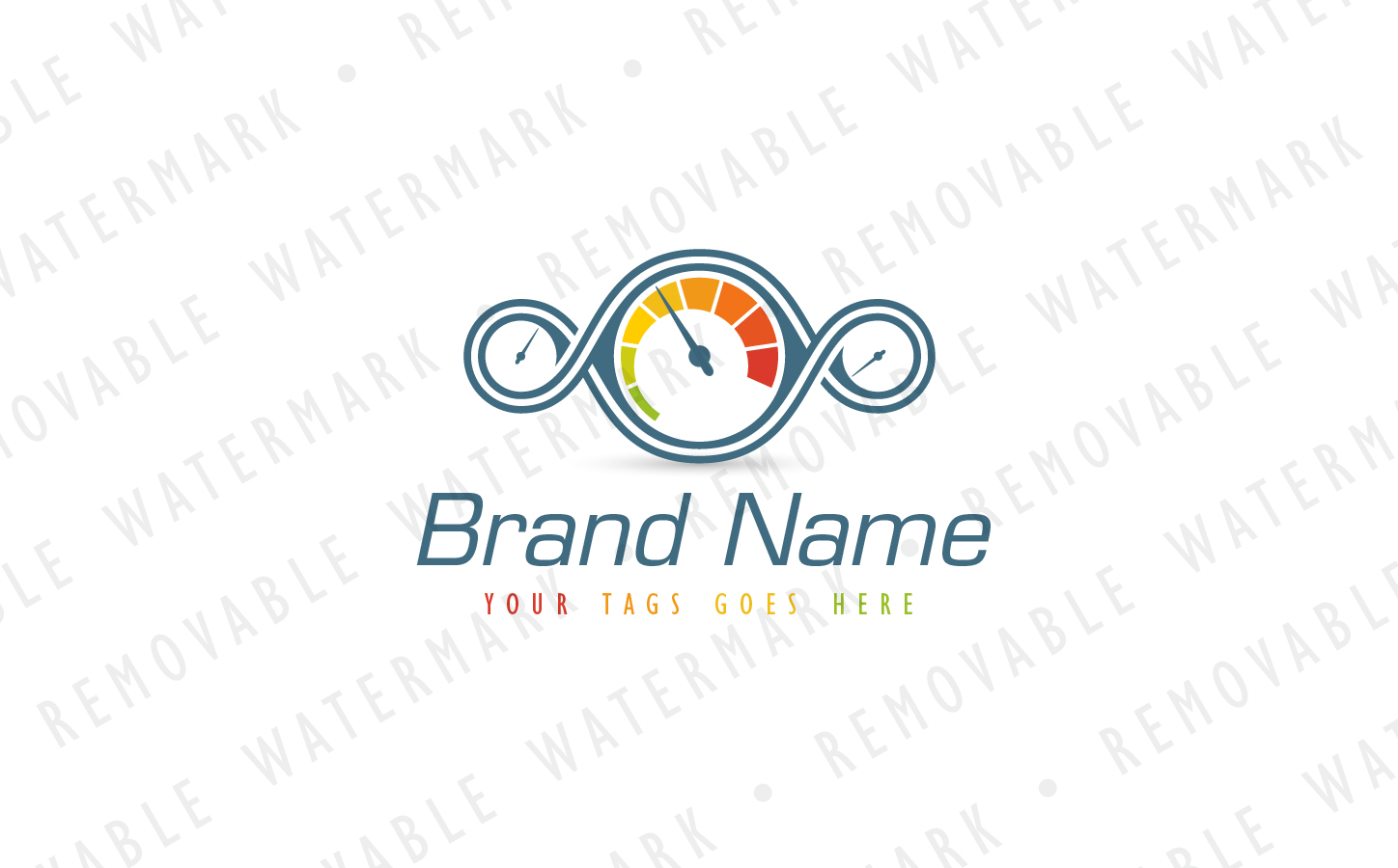 Download Шаблон логотипа "Speed Testing Logo Template" / Speed Testing Logo Template - Шаблон логотипа на тему графика automotive car fast racing speed analysis infinity fuel scale loop test race meter output logo design template power gauge measure