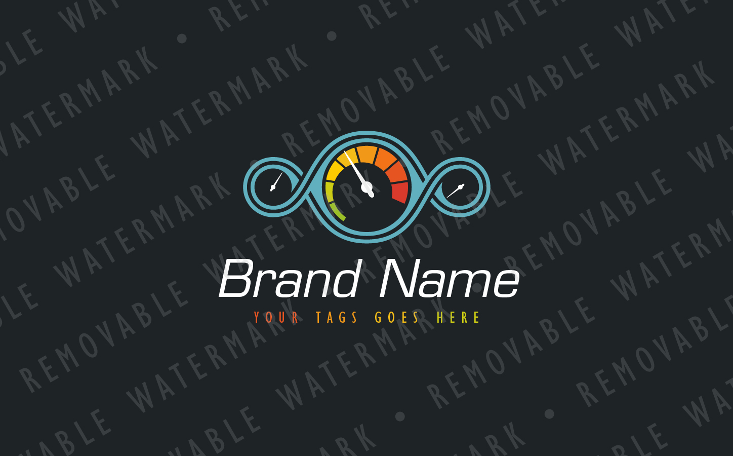 Download Шаблон логотипа "Speed Testing Logo Template" / Speed Testing Logo Template - Шаблон логотипа на тему графика automotive car fast racing speed analysis infinity fuel scale loop test race meter output logo design template power gauge measure