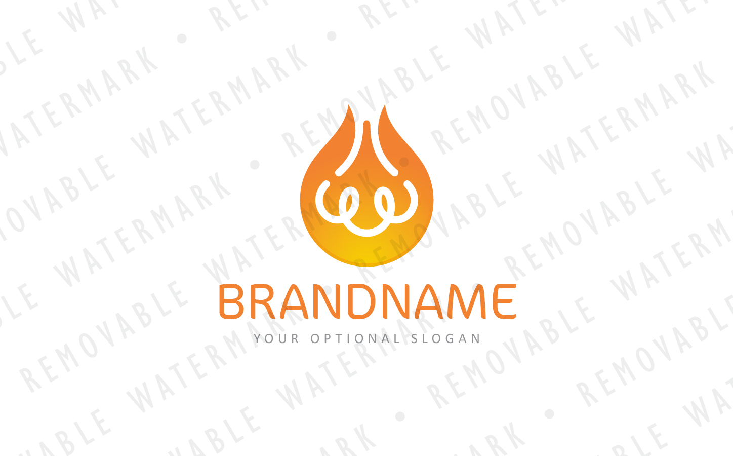 Download Шаблон логотипа "Filament Wire Logo Template" / Filament Wire Logo Template - Шаблон логотипа на тему графика simple energy letter w idea light power bulb electricity wire filament fiber logo design template lighting consulting bright innovation flame