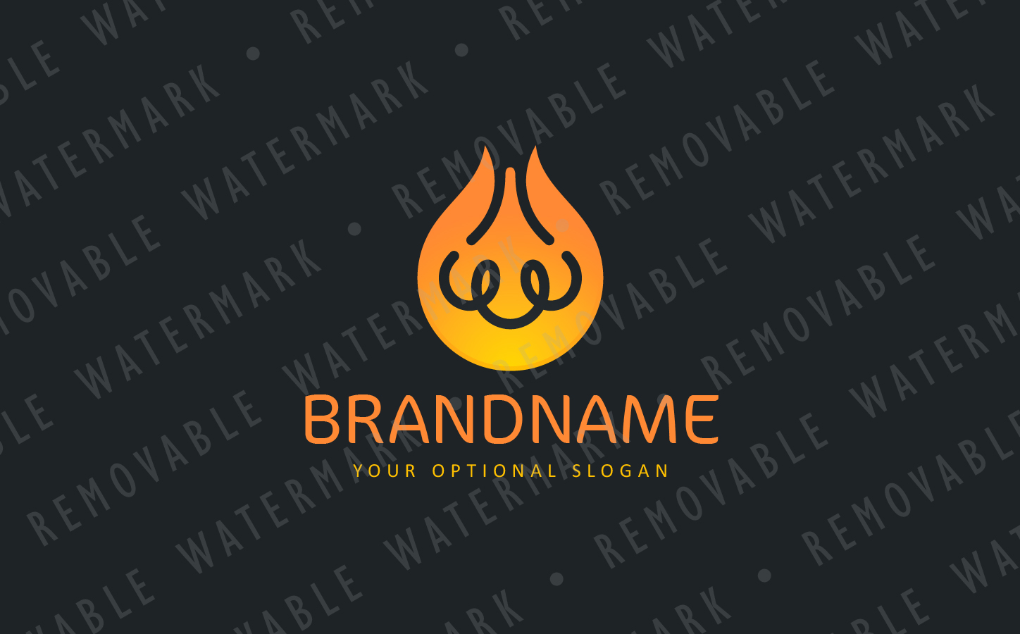 Download Шаблон логотипа "Filament Wire Logo Template" / Filament Wire Logo Template - Шаблон логотипа на тему графика simple energy letter w idea light power bulb electricity wire filament fiber logo design template lighting consulting bright innovation flame