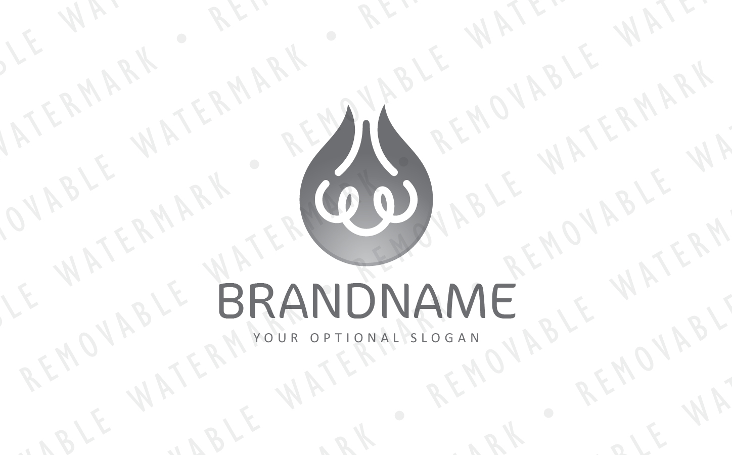 Download Шаблон логотипа "Filament Wire Logo Template" / Filament Wire Logo Template - Шаблон логотипа на тему графика simple energy letter w idea light power bulb electricity wire filament fiber logo design template lighting consulting bright innovation flame