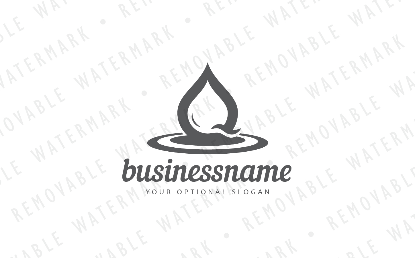 Download Шаблон логотипа "Water Drop Impact Logo Template" / Water Drop Impact Logo Template - Шаблон логотипа на тему графика energy wave water q spa fluid drop liquid droplet impact oil logo design template pool ripple cosmetics drink source beauty