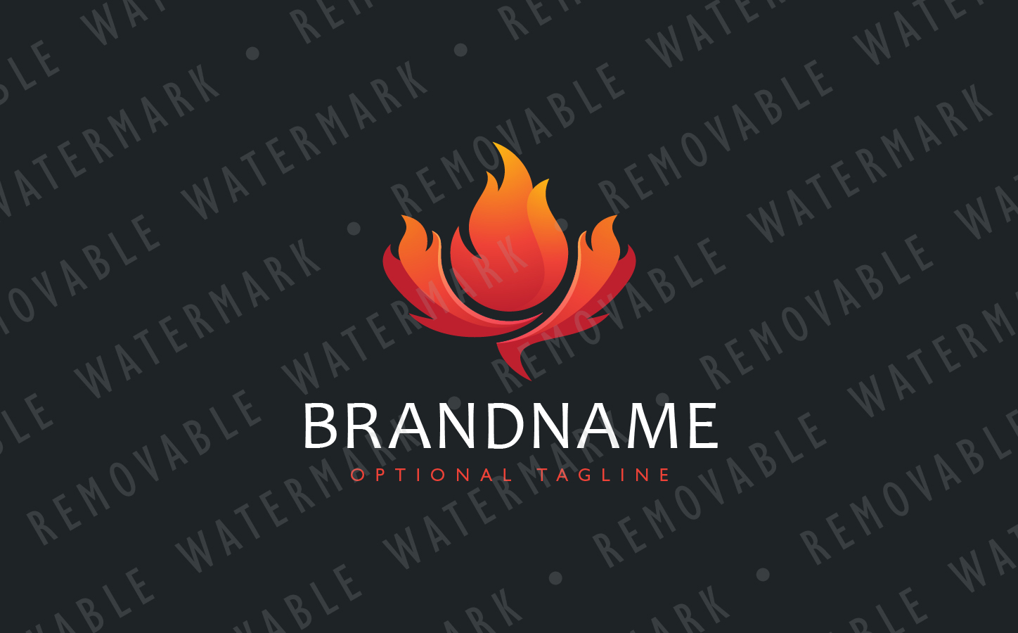 Download Шаблон логотипа "Maple Flame Logo Template" / Maple Flame Logo Template - Шаблон логотипа на тему графика energy hot leaf flame ignite fire fuel heat gas oil burning canada torch maple blaze ash power logo design template