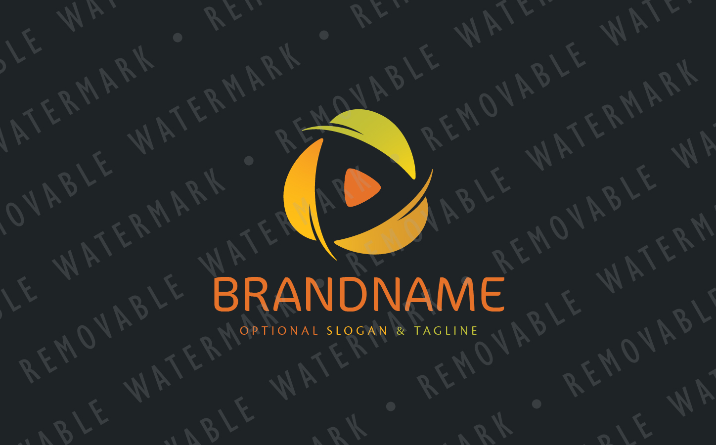 Download Шаблон логотипа "Autumn Leaves Media Logo Template" / Autumn Leaves Media Logo Template - Шаблон логотипа на тему графика video shutter leaf movement transformation play autumn synergy cooperation media sync logo design template animation music season photography movie spa