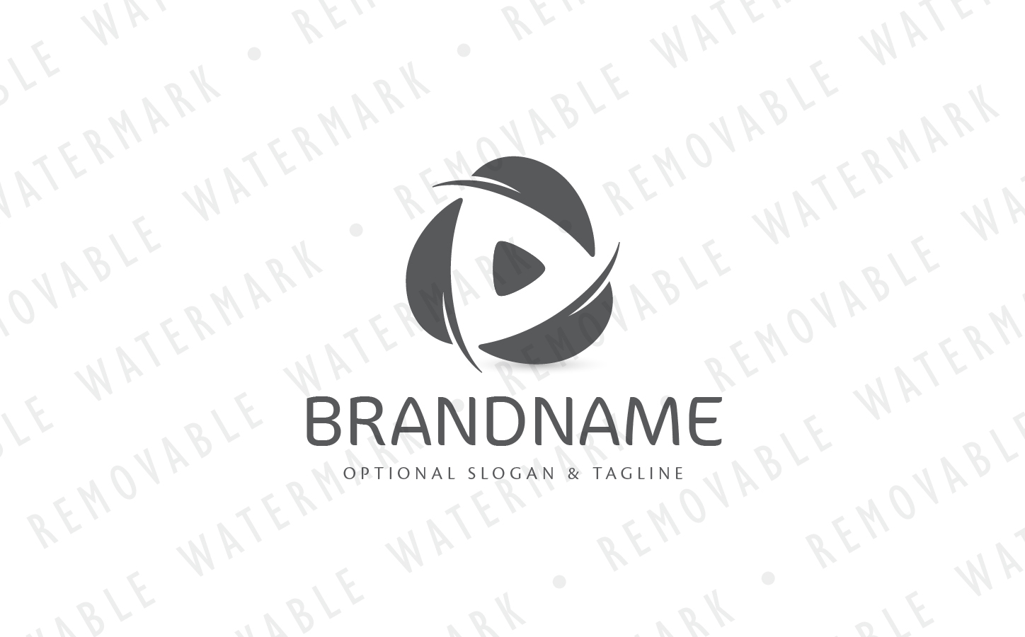 Download Шаблон логотипа "Autumn Leaves Media Logo Template" / Autumn Leaves Media Logo Template - Шаблон логотипа на тему графика video shutter leaf movement transformation play autumn synergy cooperation media sync logo design template animation music season photography movie spa