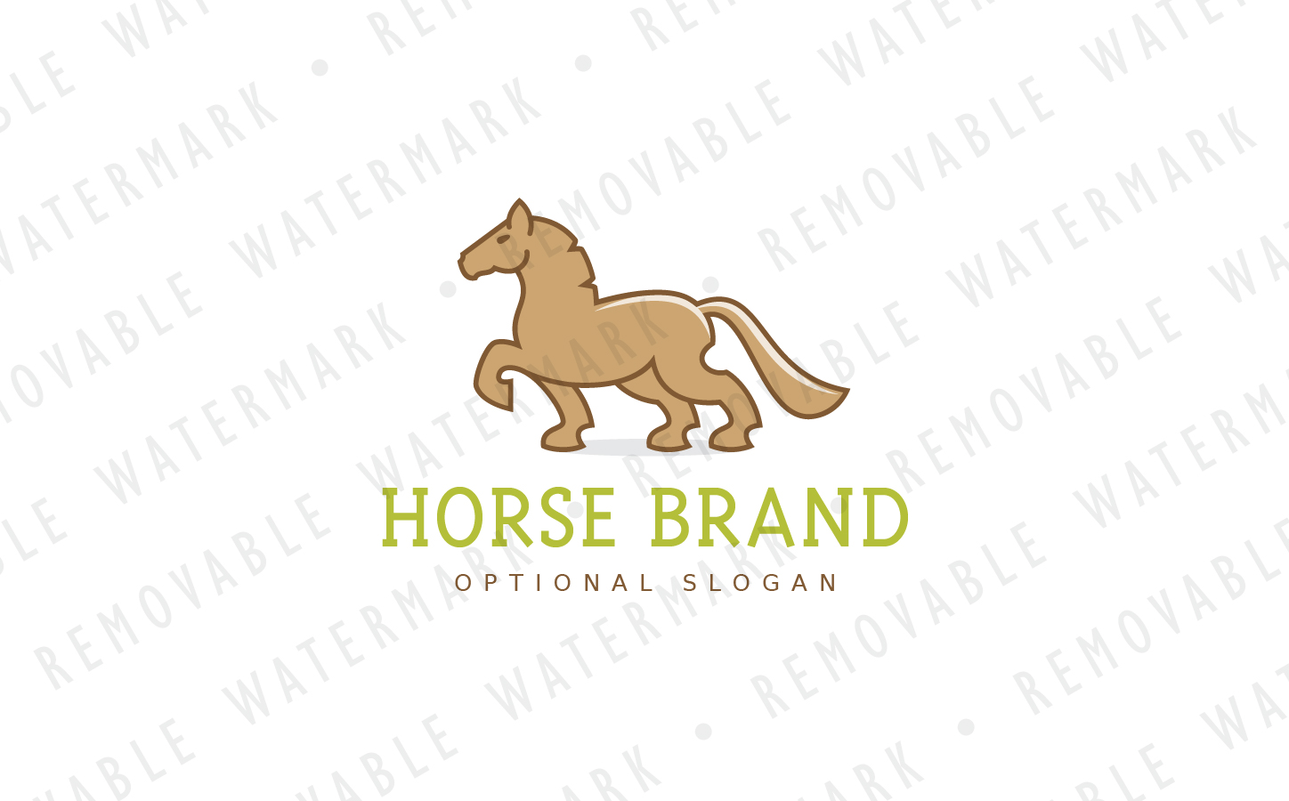 Download Шаблон логотипа "Spirited Stallion Logo Template" / Spirited Stallion Logo Template - Шаблон логотипа на тему графика rustic horse knight stallion power spirit wild valiant success victory strength vitality valor logo design template consulting riding investing tradition