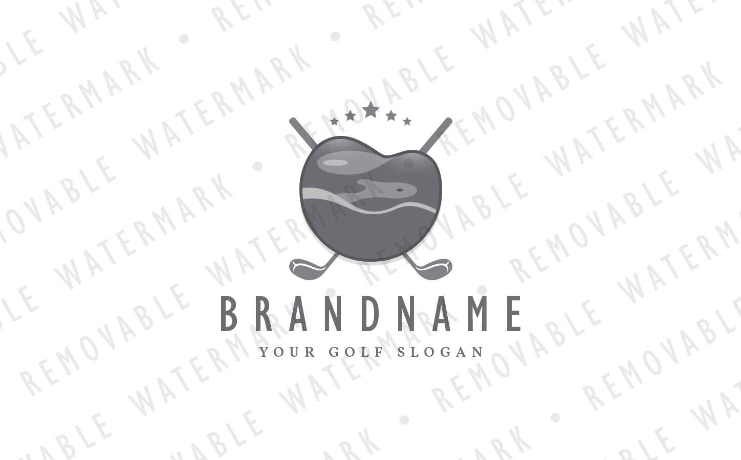Download Шаблон логотипа "Golf Course Emblem Logo Template" / Golf Course Emblem Logo Template - Шаблон логотипа на тему графика sport golf landscape club game course scenery emblem cross event accessory logo design template fashion championship resort badge award victory
