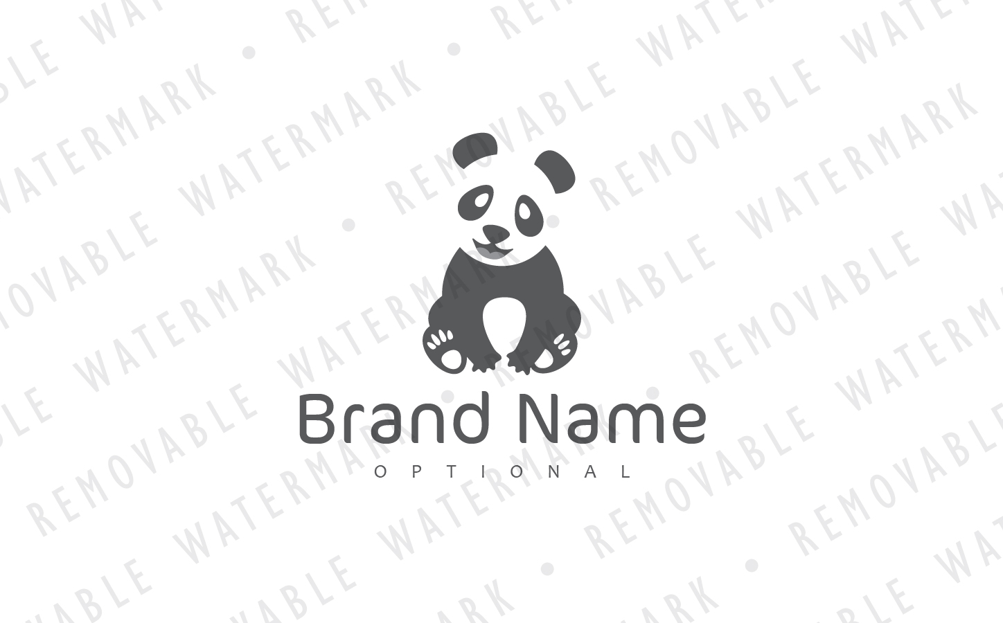 Download Шаблон логотипа "Lovely Panda Logo Template" / Lovely Panda Logo Template - Шаблон логотипа на тему графика panda cub cute love happy relaxation bear mascot character purity innocence logo design template asian veterinary animal childcare gift zoo