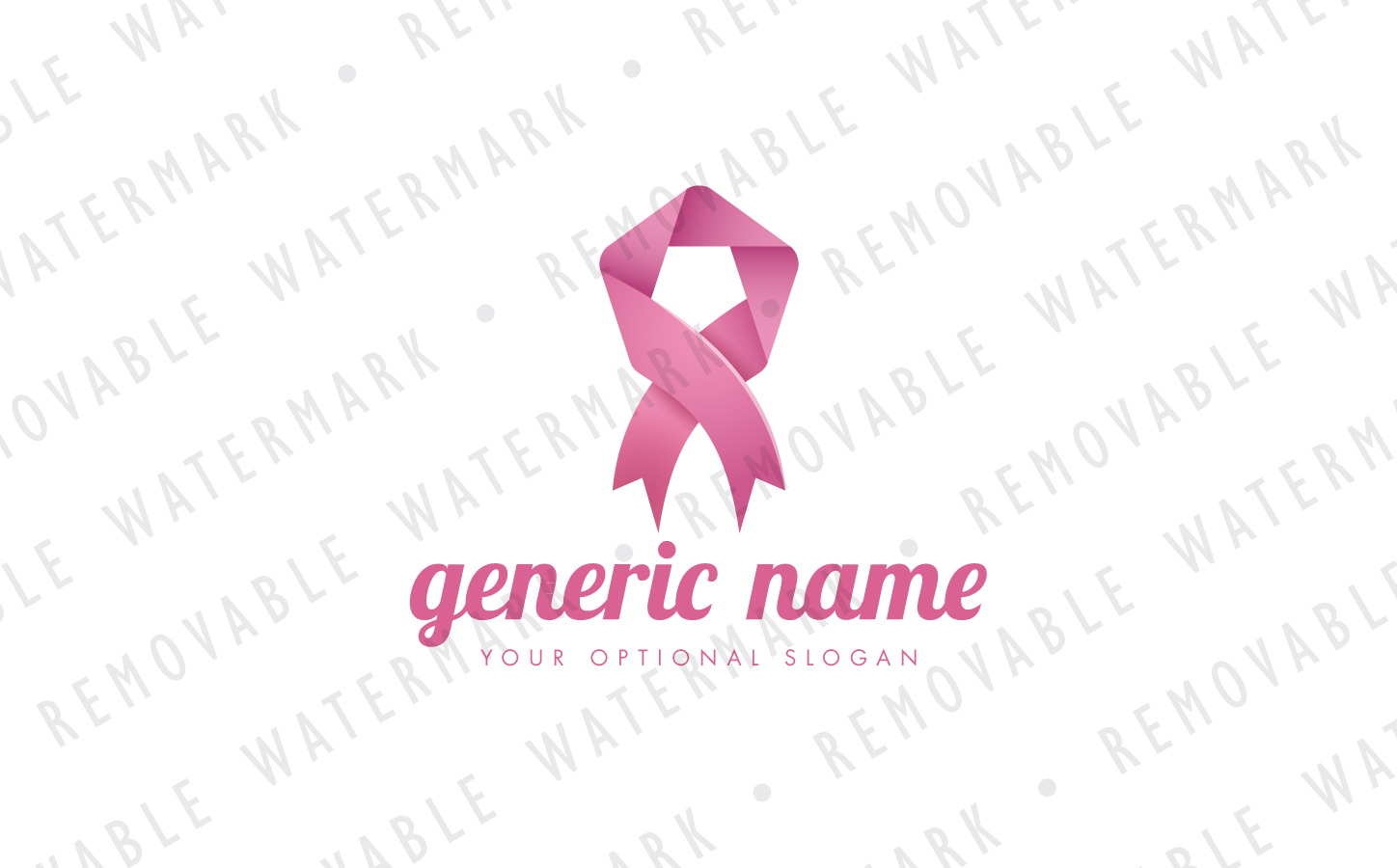 Download Шаблон логотипа "Ribbon Medal Logo Template" / Ribbon Medal Logo Template - Шаблон логотипа на тему графика floral love beauty ribbon bow tie gift decoration event pentagon badge award logo design template medal wedding sewing tailoring charity