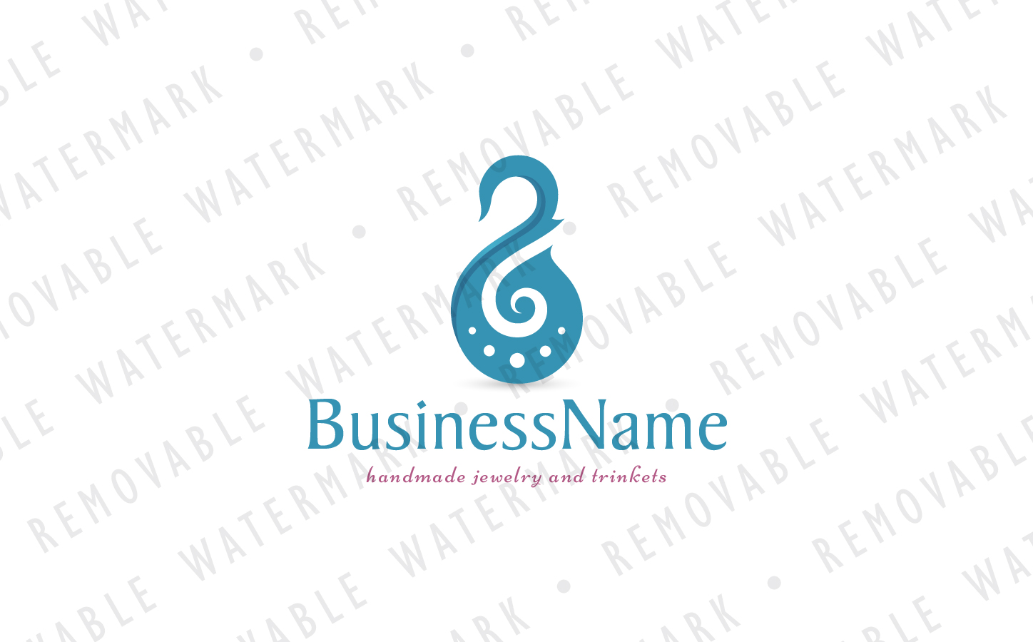 Download Шаблон логотипа "Swan Jewelry Logo Template" / Swan Jewelry Logo Template - Шаблон логотипа на тему графика jewel swan beauty transformation bird harmony clef purity piercing earring trinket ornament jewelry creative art music symphony logo design template