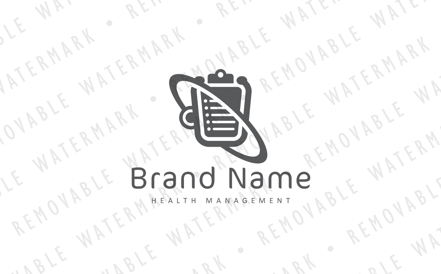 Download Шаблон логотипа "Medical Administration Logo Template" / Medical Administration Logo Template - Шаблон логотипа на тему графика medical stethoscope data list hospital doctor health care record office document management administration database logo design template clinic information research