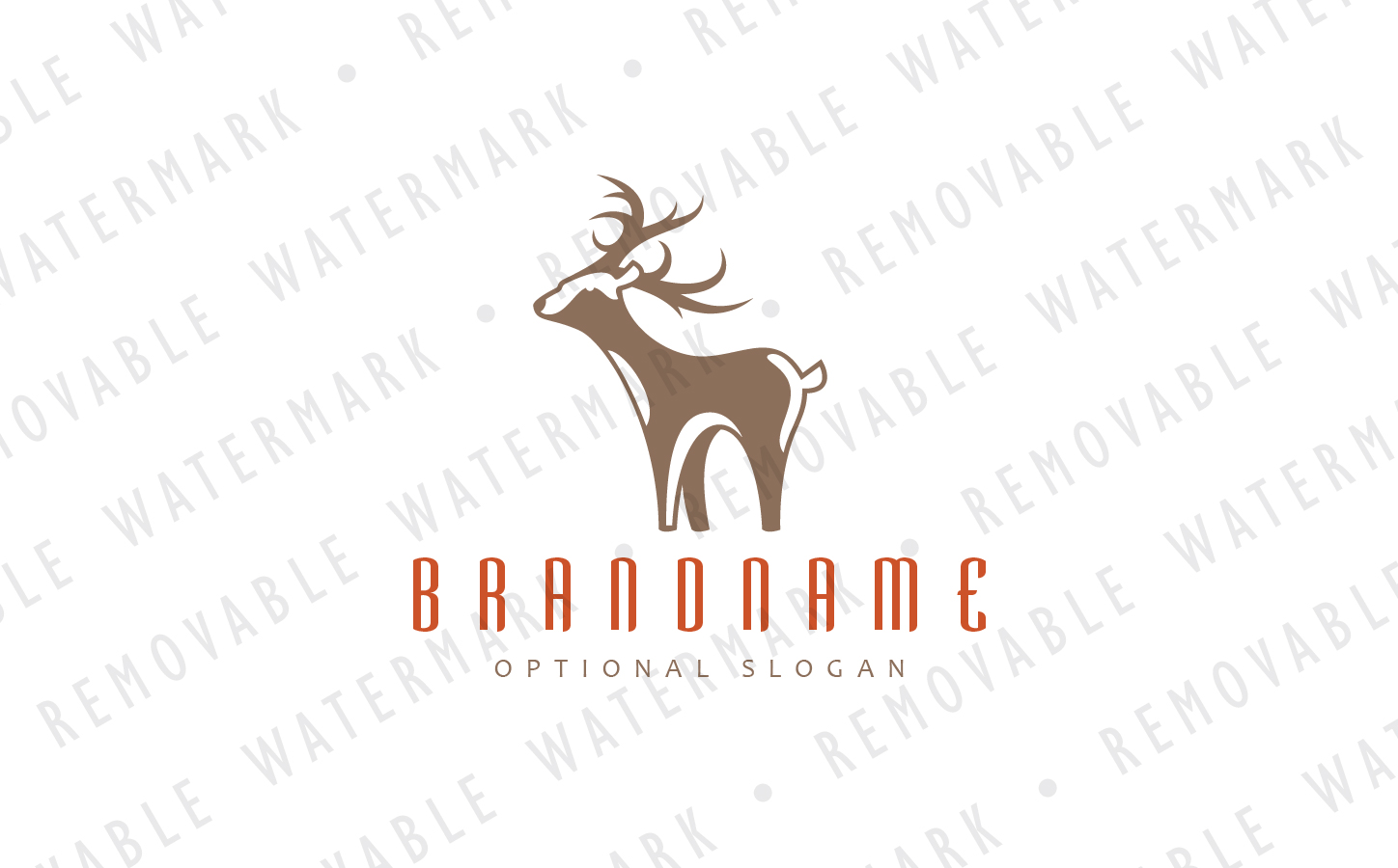 Download Шаблон логотипа "White Tail Deer Logo Template" / White Tail Deer Logo Template - Шаблон логотипа на тему графика deer stag buck elk antlers hunt wild outdoor forest antelope rustic elegant beauty hunting forestry logo design template hotel resort