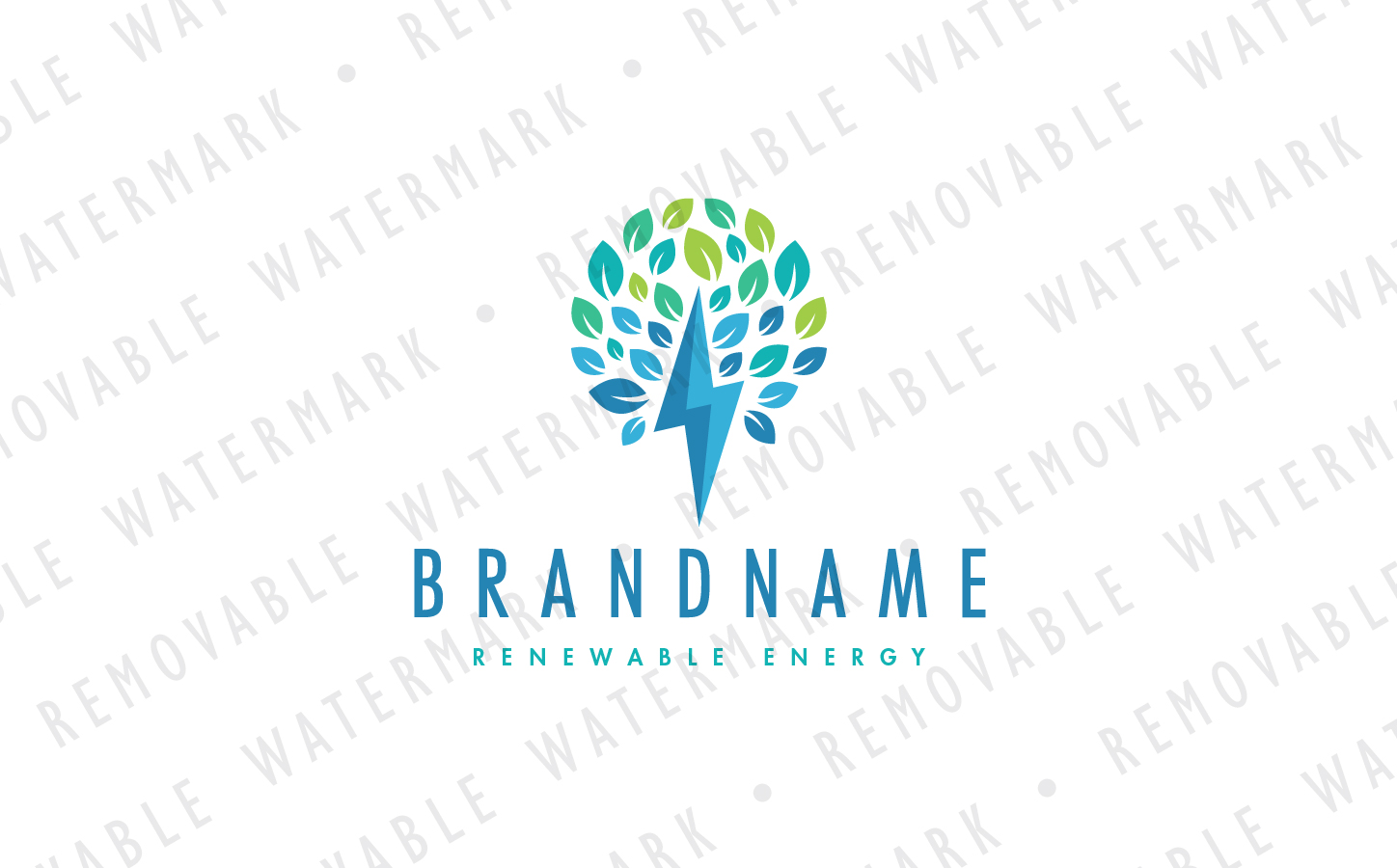 Download Шаблон логотипа "Lightning Tree Logo Template" / Lightning Tree Logo Template - Шаблон логотипа на тему графика tree energy idea fast growth power inspiration support lightning storm thunder investing logo design template speed renewable innovation garden consulting