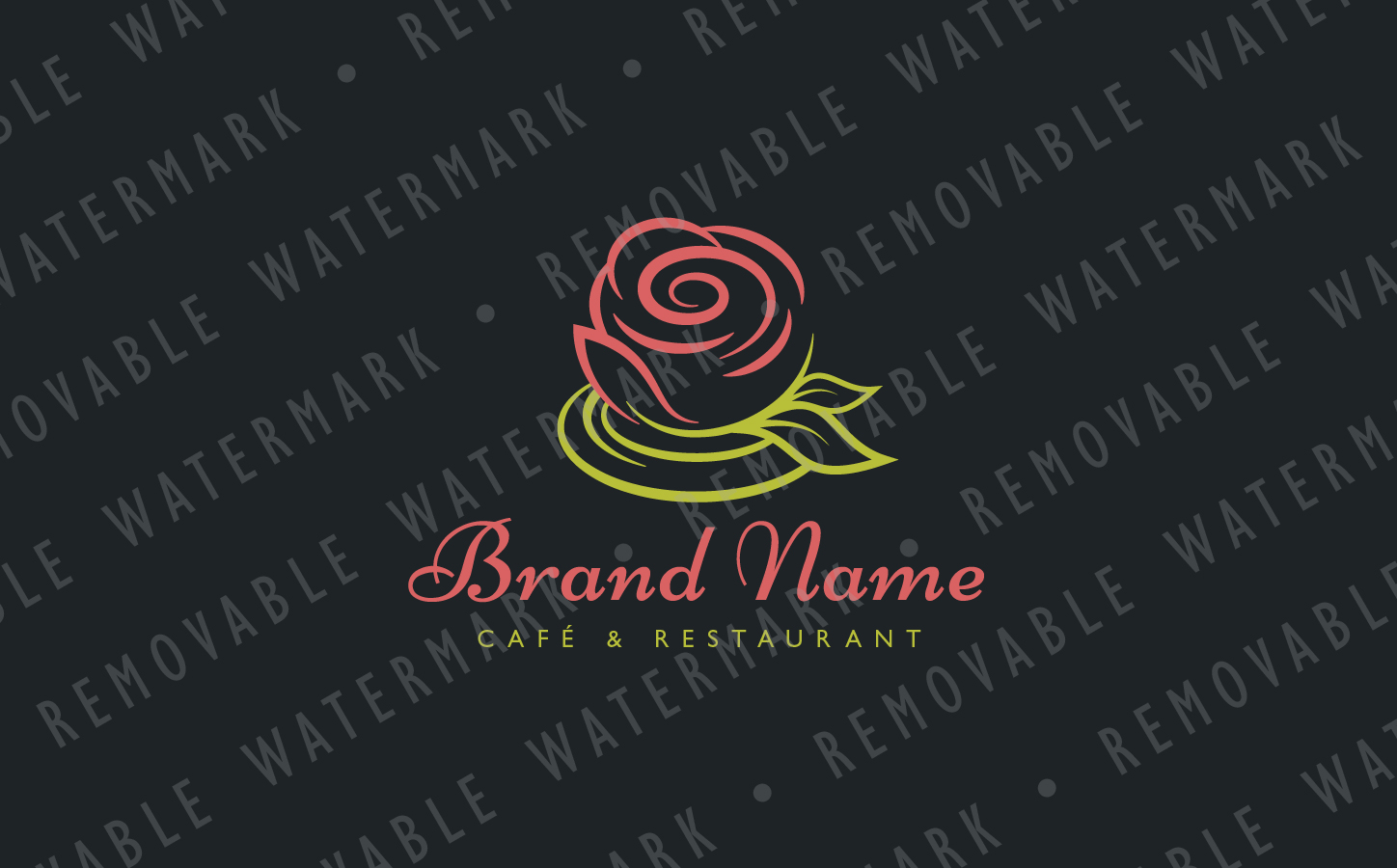 Download Шаблон логотипа "Rose Cup Logo Template" / Rose Cup Logo Template - Шаблон логотипа на тему графика elegant coffee beauty flower beverage cup tea rose blossom fragrance bloom logo design template caf&amp;atilde;&amp;copy; restaurant perfumery cosmetics floral spa