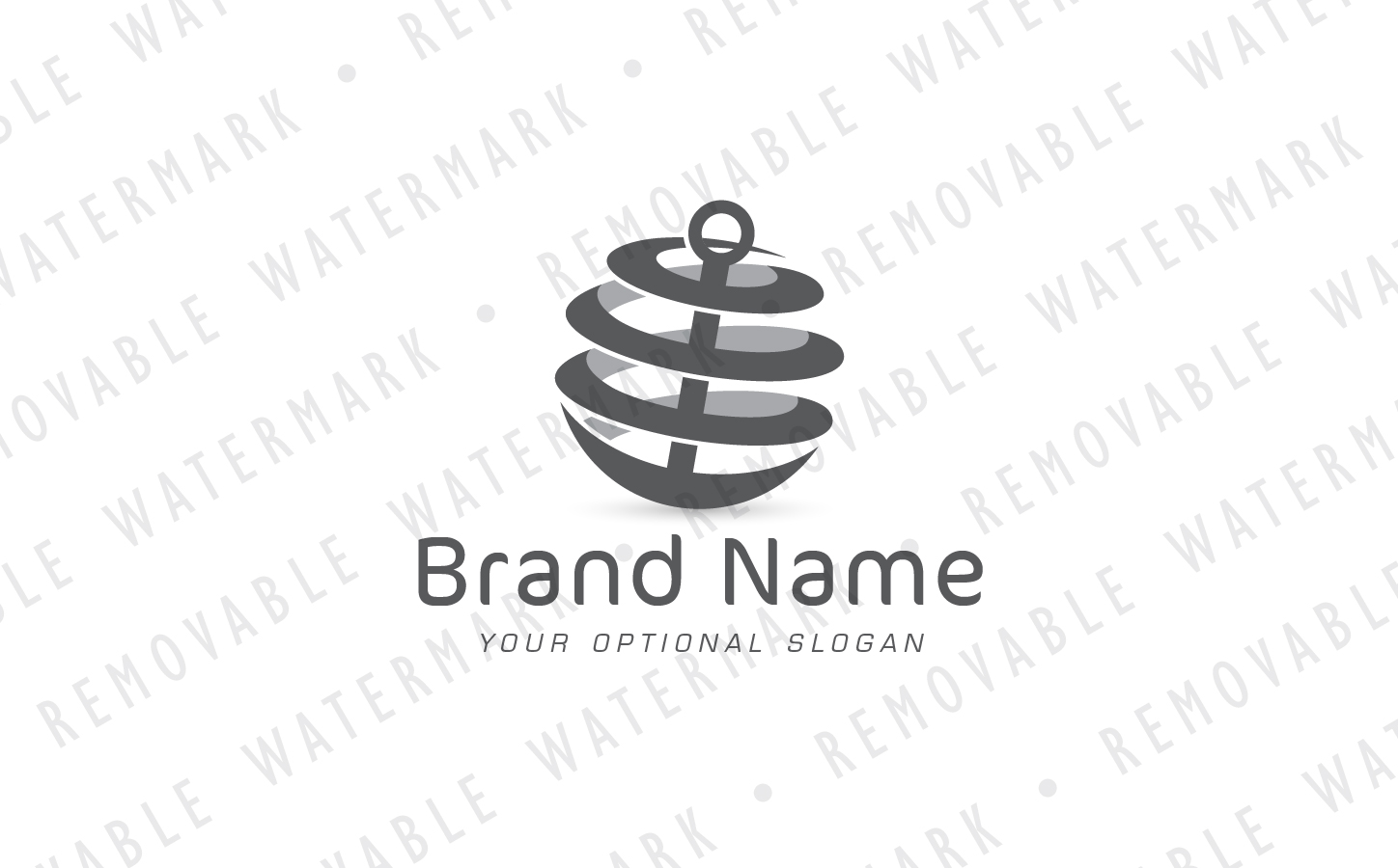 Download Шаблон логотипа "Anchor Globe Logo Template" / Anchor Globe Logo Template - Шаблон логотипа на тему графика colorful anchor globe global abstract travel spiral shipping freight transport harbor ocean logo design template marine trading navigation fishing logistics