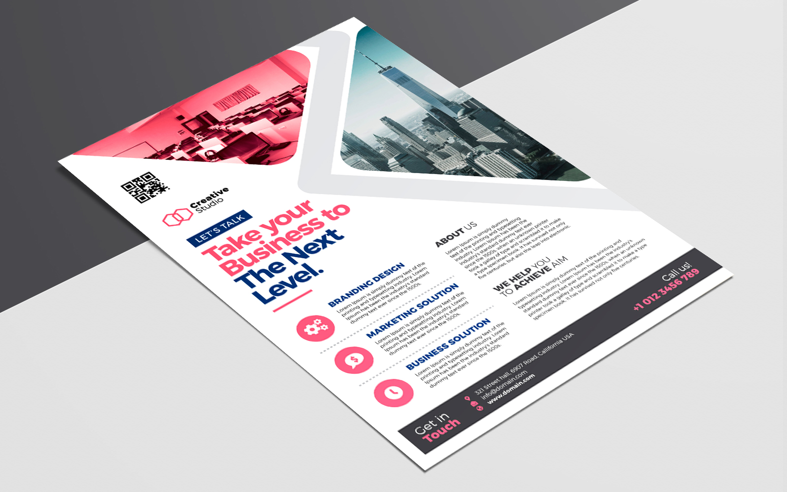 Download Фирменный стиль "Flyer - Corporate Identity Template" / Flyer - Corporate Identity Template - Фирменный стиль на тему графика flyer,template,design,psd,psd,ads,advert,advertisement,agency,flyer,business,poster,corporate,creative