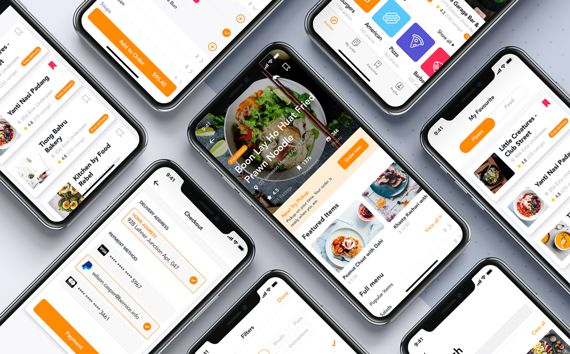 Download UI элементы "Fozzi - Food Delivery mobile app UI Kit " / Fozzi - Food Delivery mobile app UI Kit  - UI элементы на тему графика food delivery uber grabfood ui uikit uxui kit mobile app restautant cook foody ordering order fastdelivery theme template