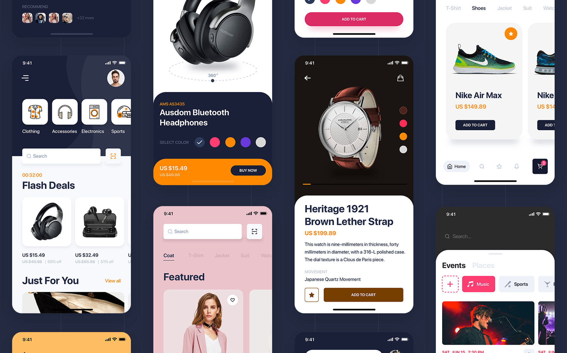 Download UI элементы "Pallas Mobile UI Kit " / Pallas Mobile UI Kit  - UI элементы на тему графика app ui social statistics articles interface material kit mobile login profile map tracking menu boarding theme template components prototype multipurpose