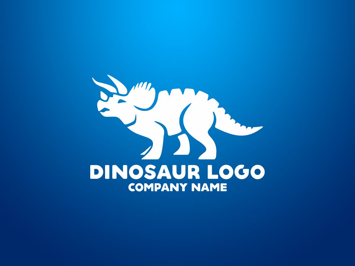 Download Шаблон логотипа "Dinosaur Logo Template" / Dinosaur Logo Template - Шаблон логотипа на тему графика 