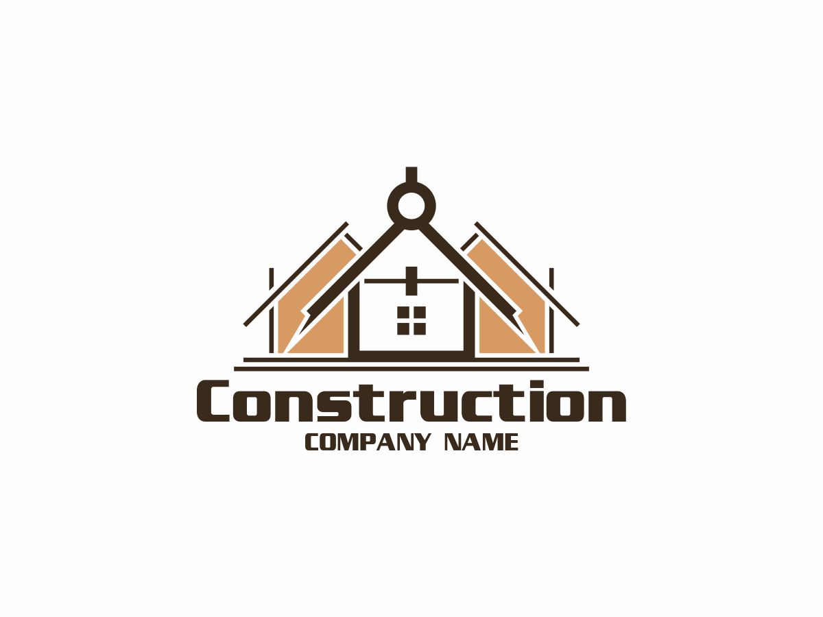 Download Шаблон логотипа "Construction Logo Template" / Construction Logo Template - Шаблон логотипа на тему графика build building logo construction constuction creative home logotype new year object objects pro professional trade