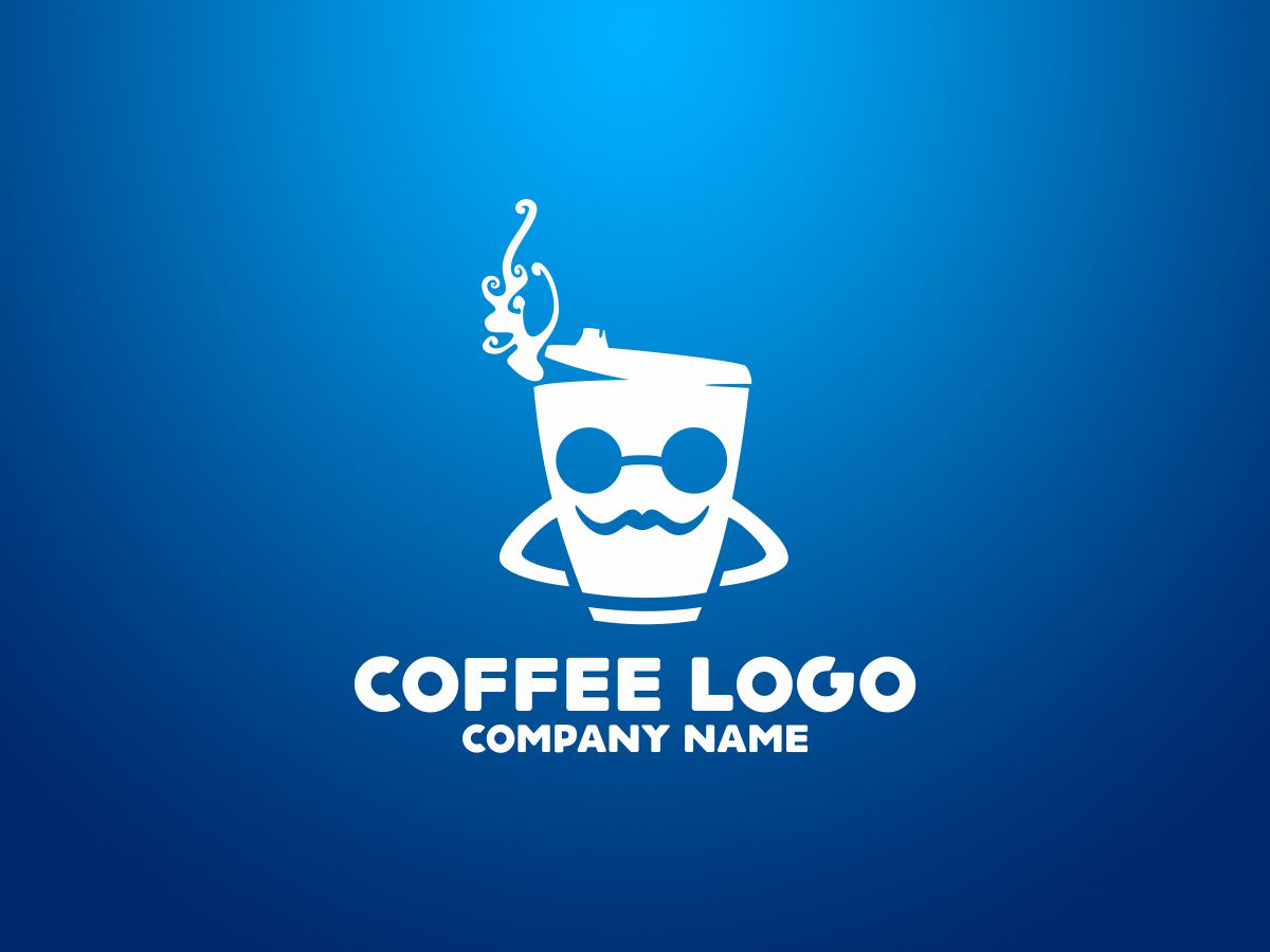 Download Шаблон логотипа "Coffee Logo Template" / Coffee Logo Template - Шаблон логотипа на тему графика brown cafe logo cafeteria coffee coffee brand stock cool cup generic modern professional