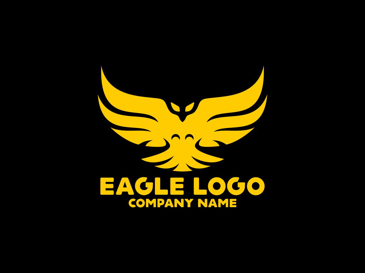Download Шаблон логотипа "Eagle Logo Template" / Eagle Logo Template - Шаблон логотипа на тему графика america animal bird car command control determination dominance eagle logo focus guardian leader leadership phoenix predator protection race real estate