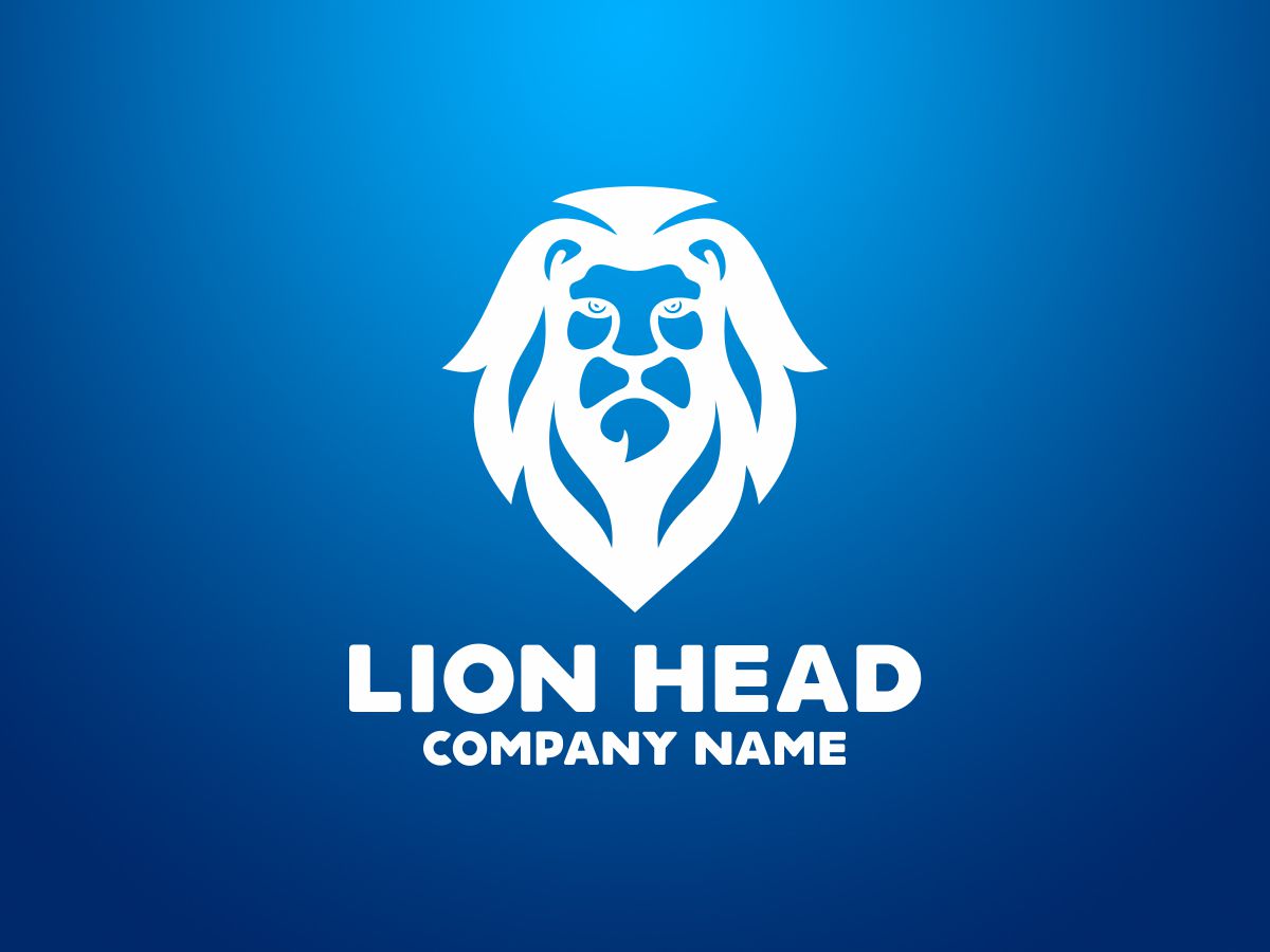 Download Шаблон логотипа "Lion Head Logo Template" / Lion Head Logo Template - Шаблон логотипа на тему графика animal animals branding cat classic club elegant emblem gold golden head jungle king kingdom leo lion logo luxury power powerpoint