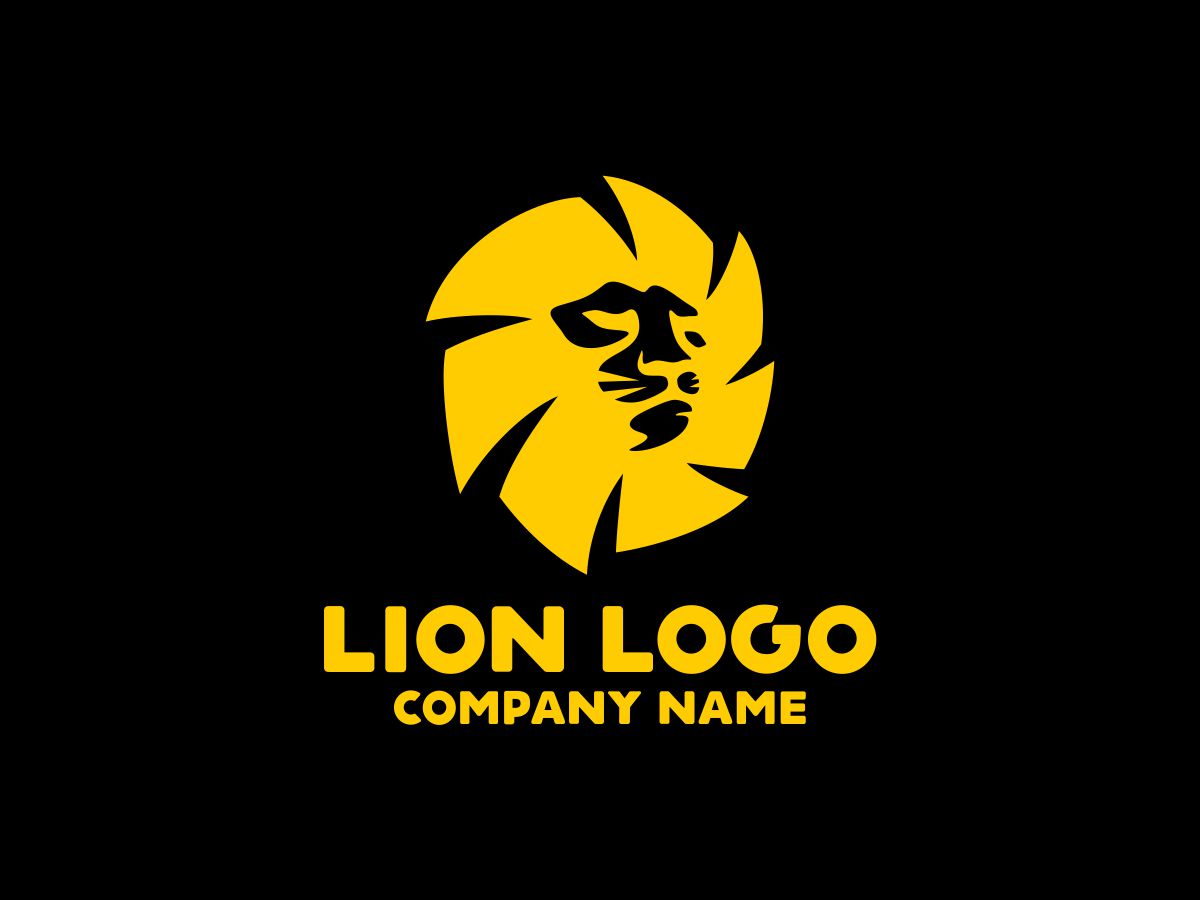 Download Шаблон логотипа "Lion Logo Template" / Lion Logo Template - Шаблон логотипа на тему графика animal animals branding cat classic club elegant emblem gold golden head jungle king kingdom leo lion logo luxury power powerpoint