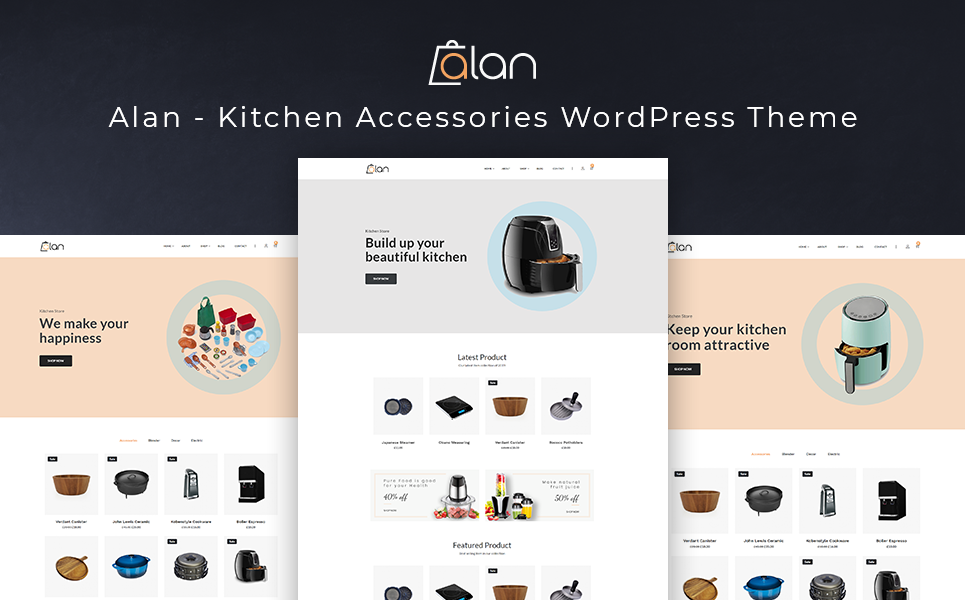 Alan - Kitchen Accessories Grand WooCommerce Theme