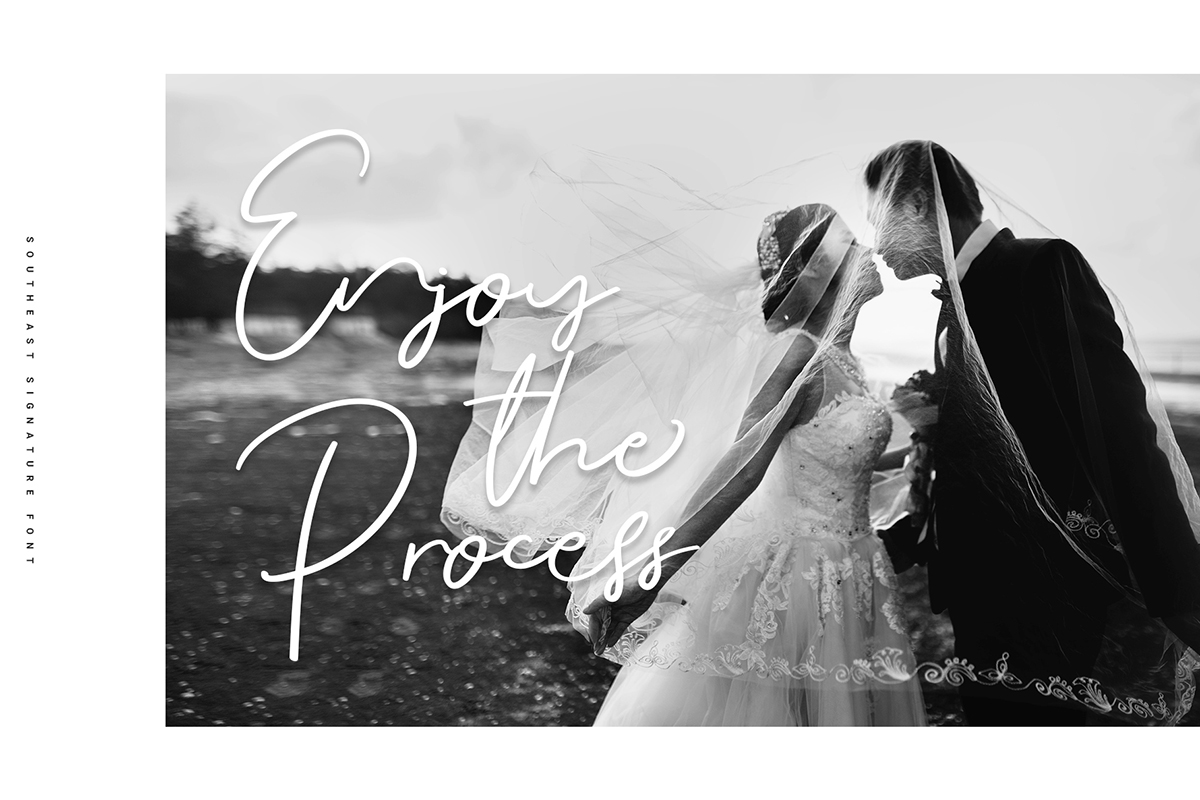 Download Шрифт "Southeast - Signature Font" / Southeast - Signature Font - Шрифт на тему графика fonts font typeface script handmade handwriting wedding poster goodtype
