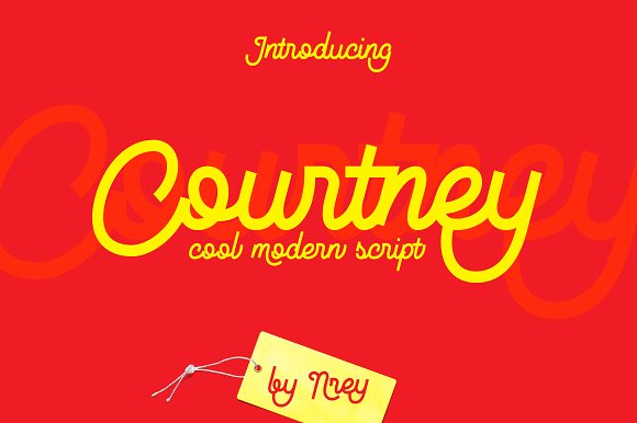 Download Шрифт "Courtney Font" / Courtney Font - Шрифт на тему графика 