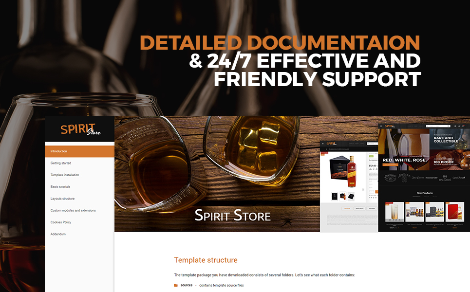 Spirit - Liquor store PrestaShop Theme