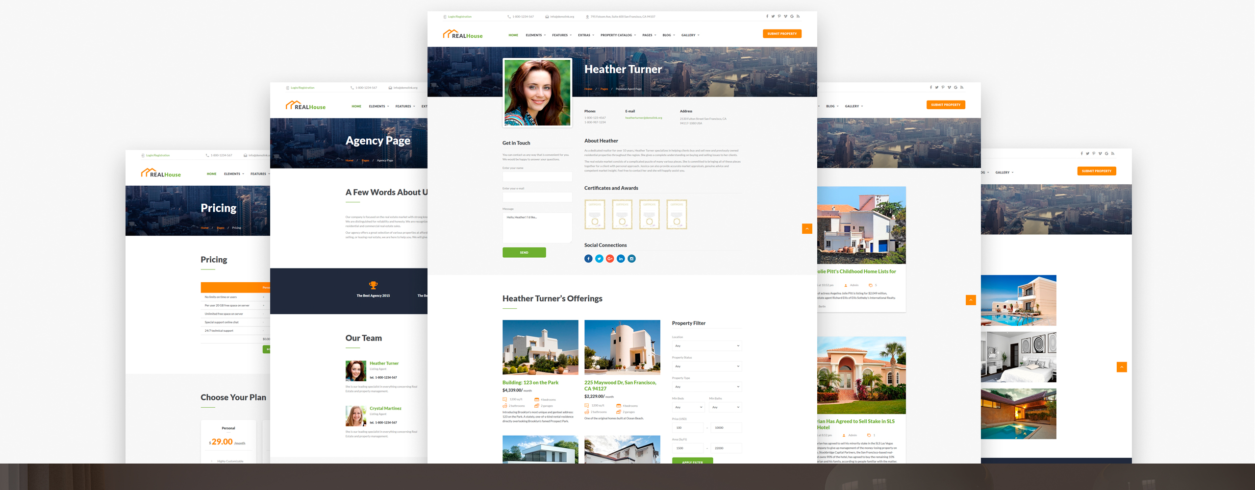 RealHouse Website Template
