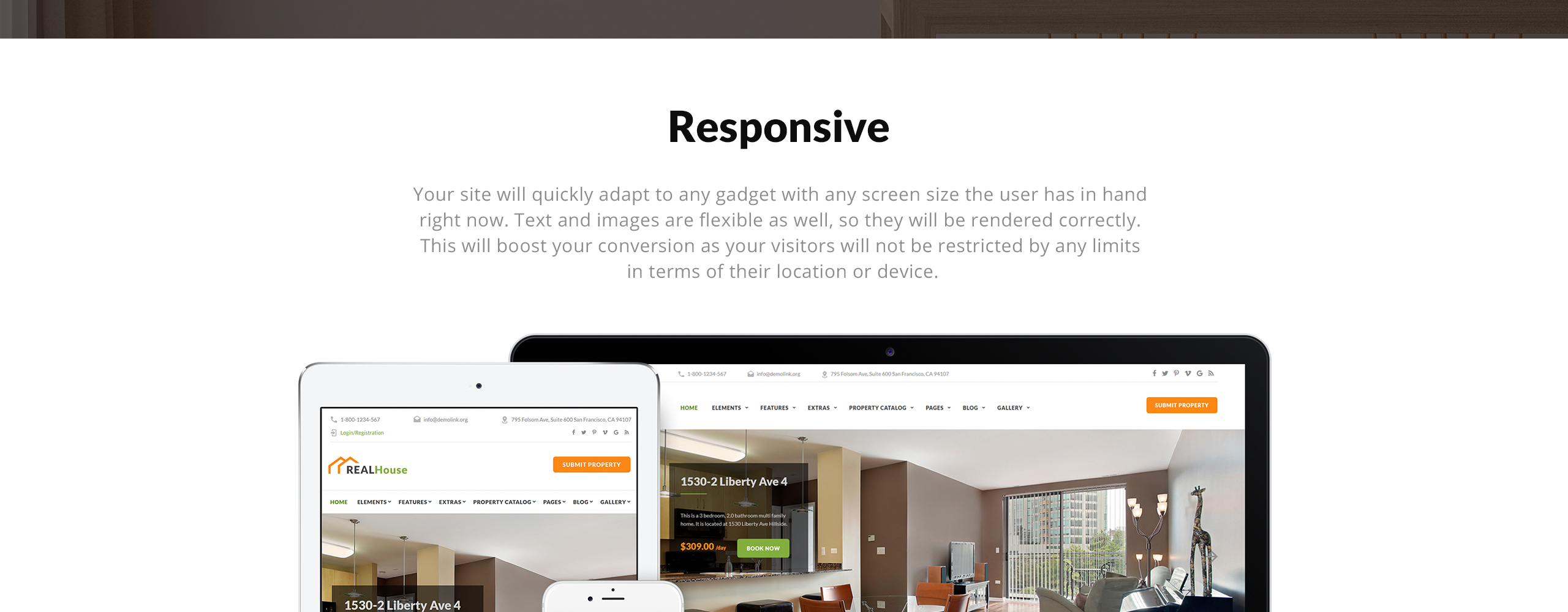 RealHouse Website Template