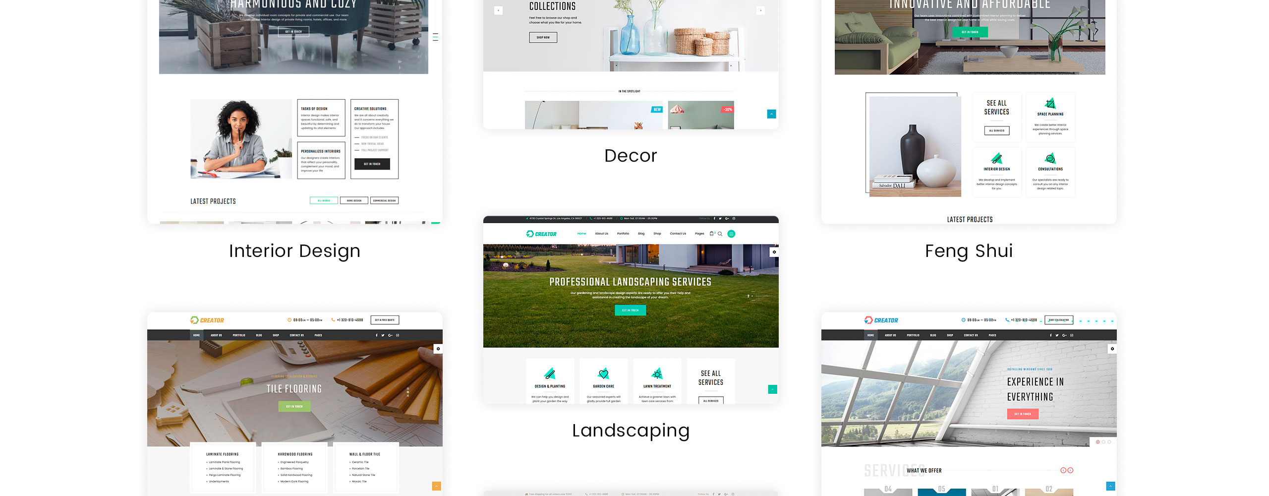 Creator Website Template