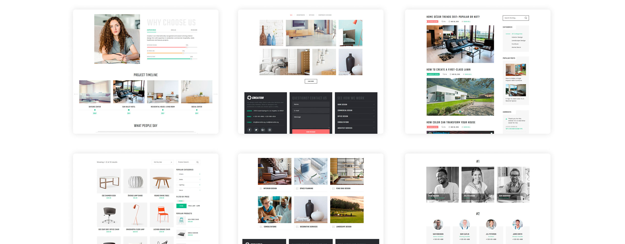 Creator Website Template