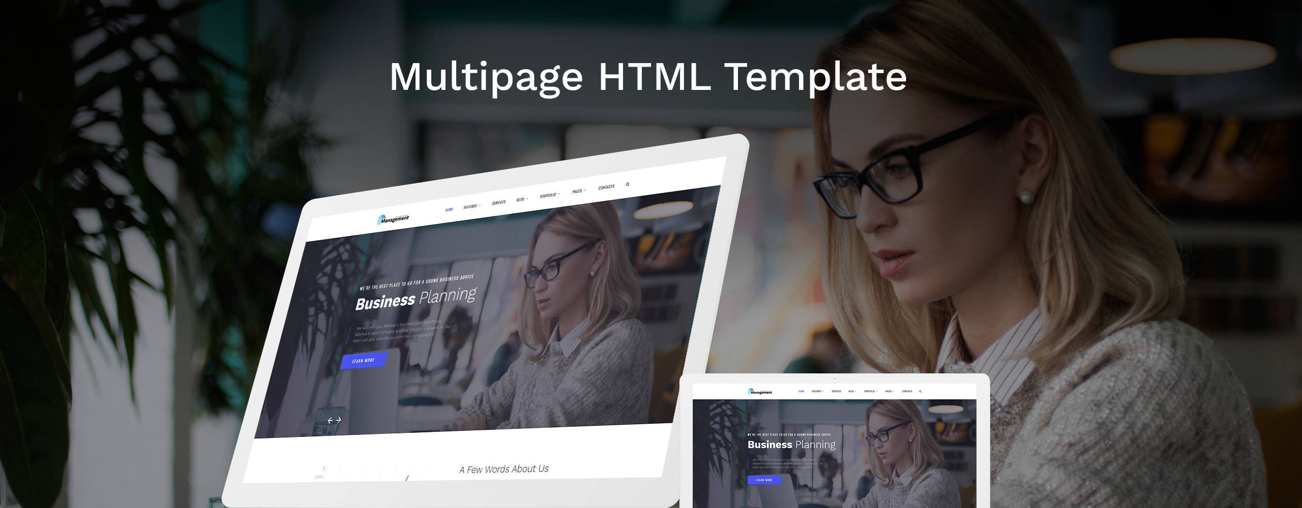 Management Company Website Template