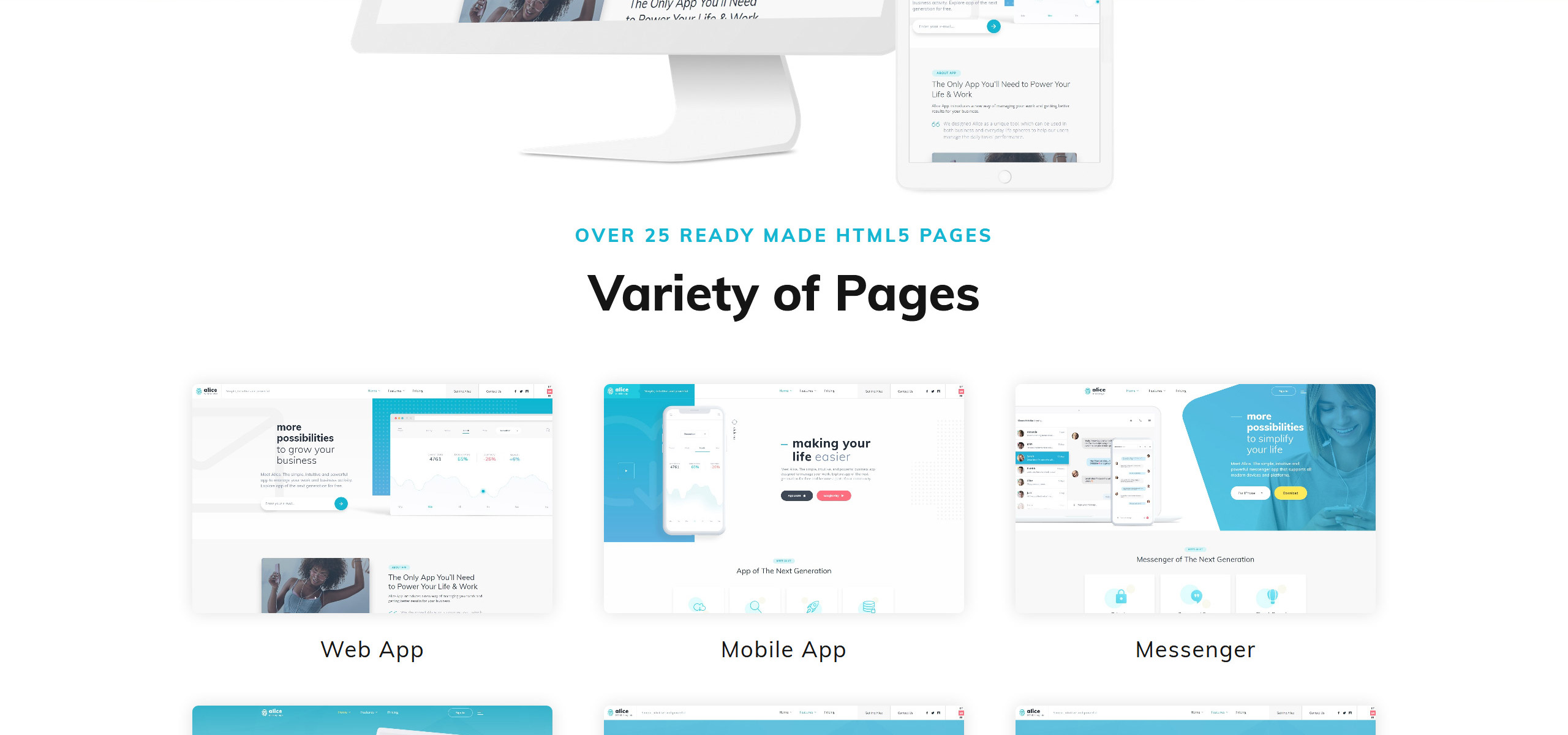 Alice Website Template