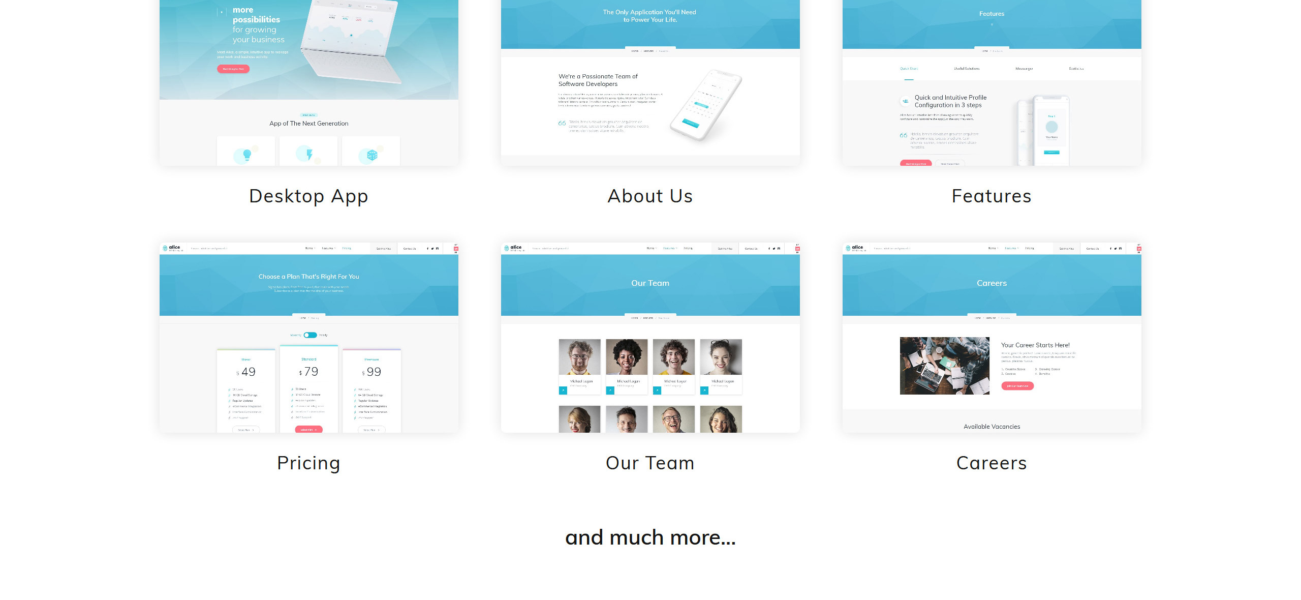 Alice Website Template