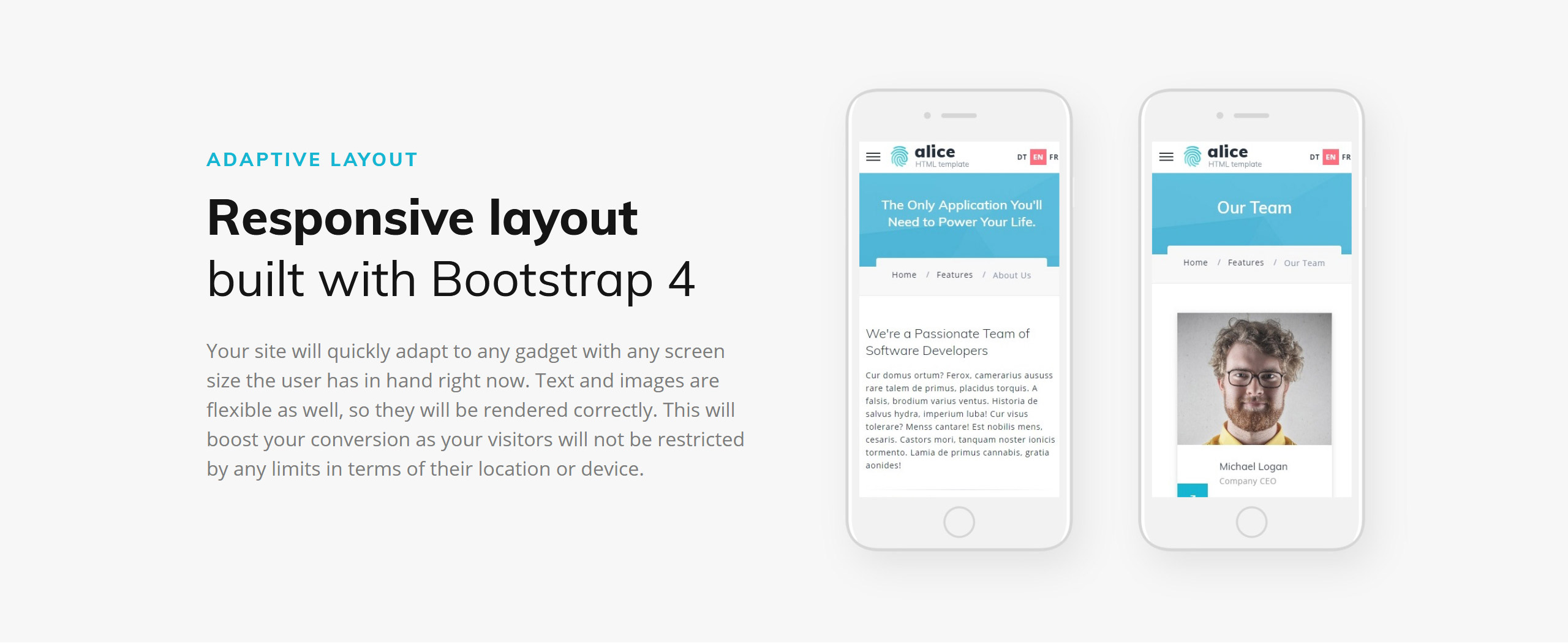 Alice Website Template
