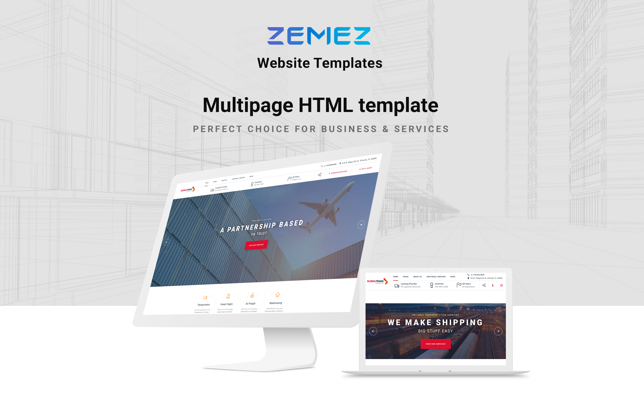 Global Trans Website Template