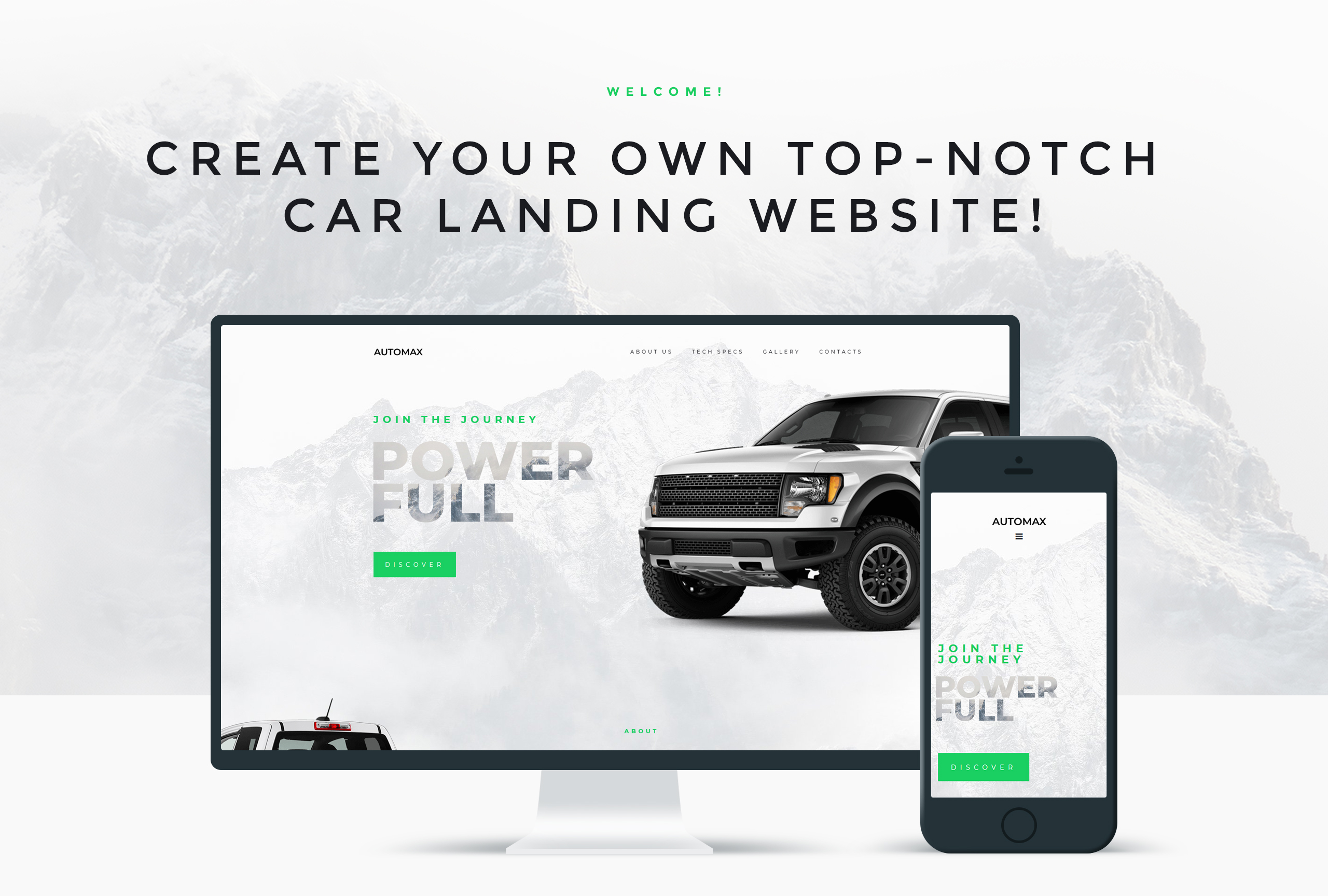 Automax - Car Landing Responsive Elementor WordPress Theme