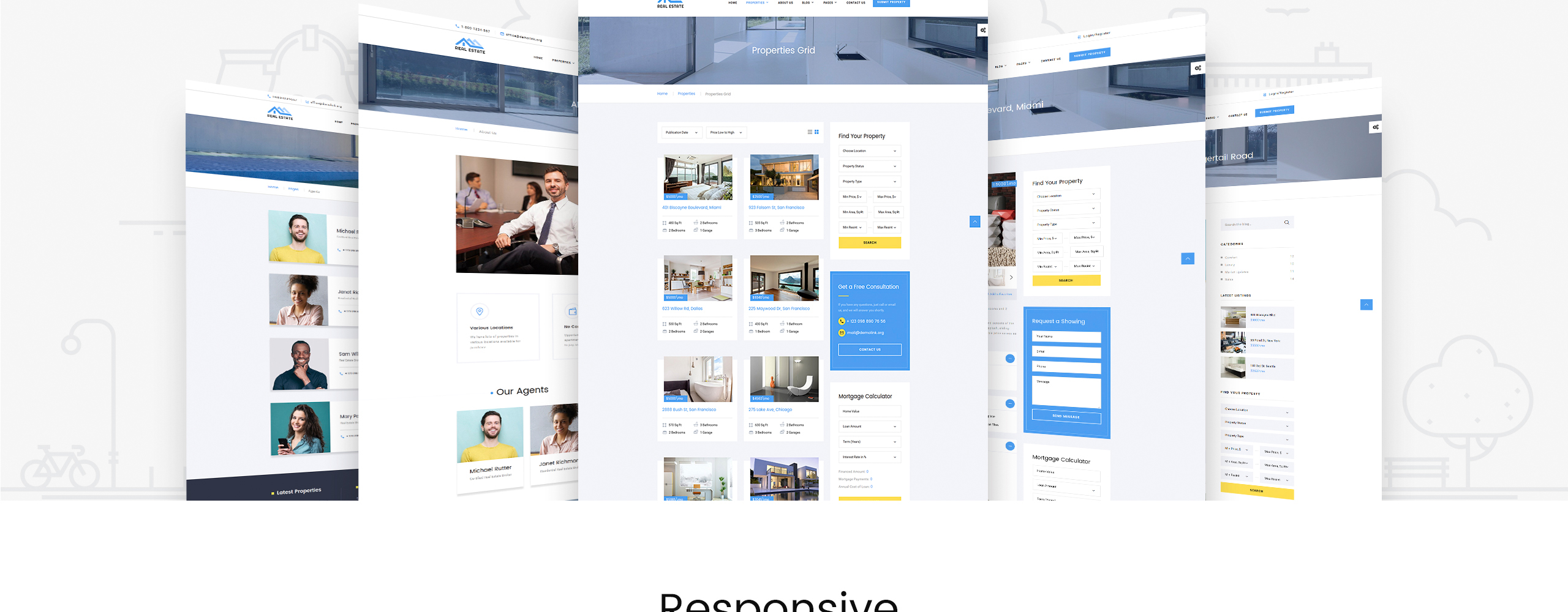 Real Estate Multipurpose HTML5 Website Template