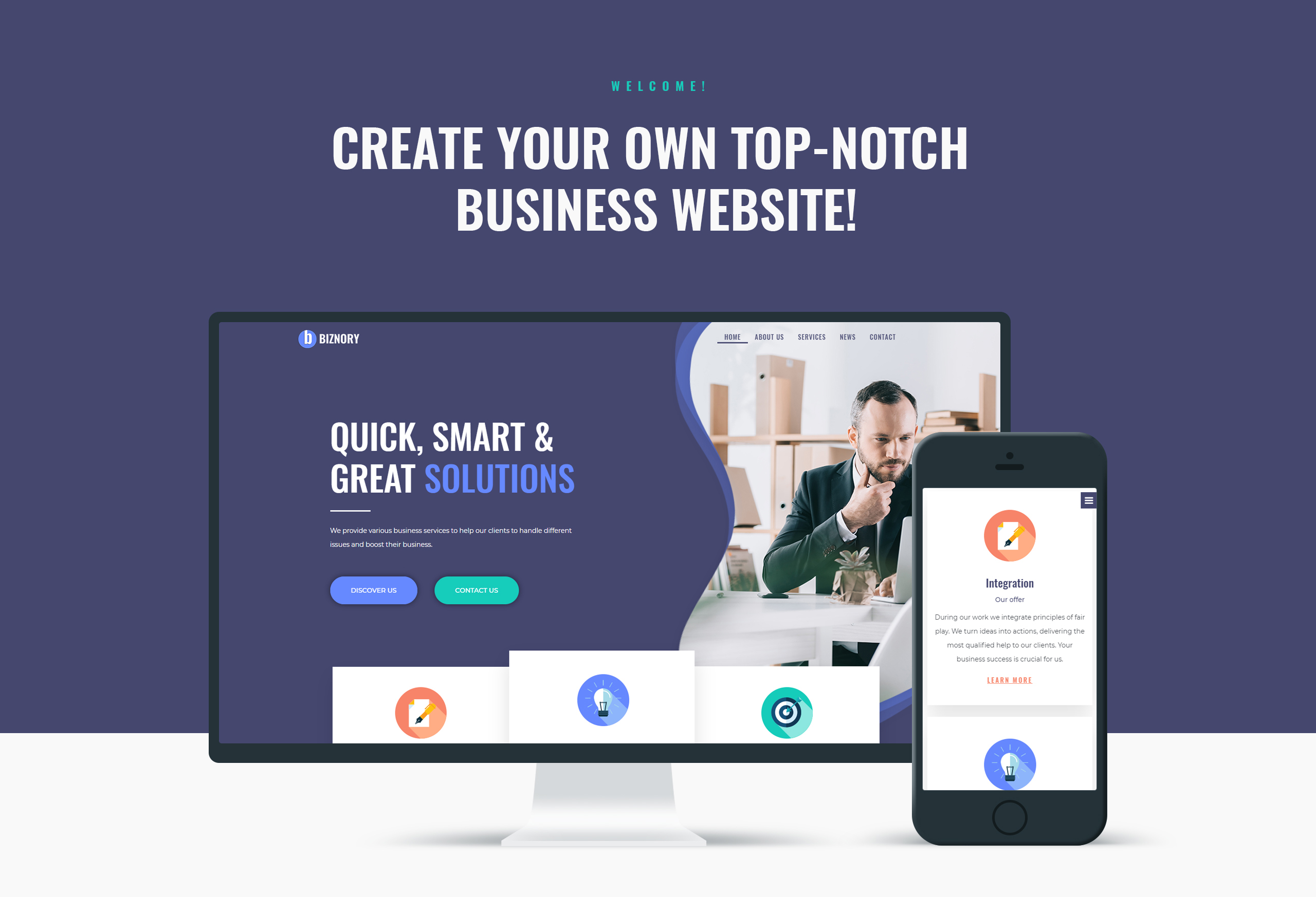 Biznory – Business Elementor WordPress Theme