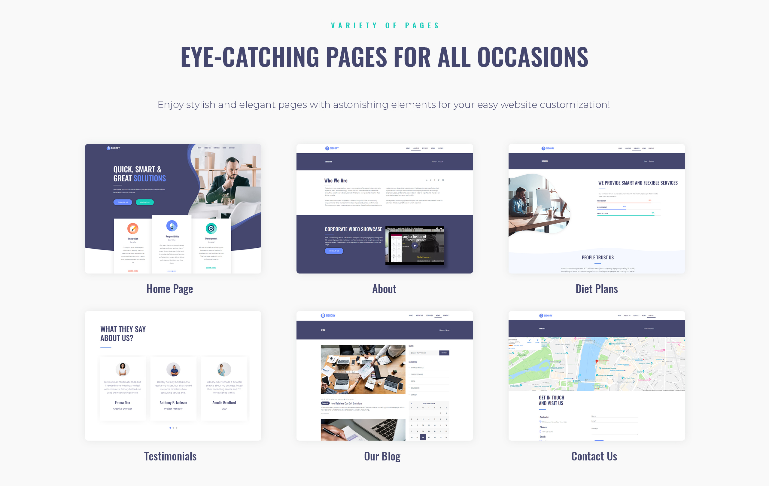 Biznory – Business Elementor WordPress Theme