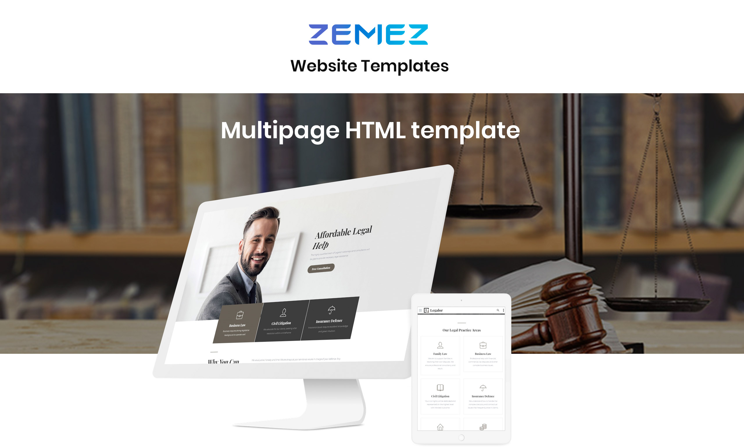 Legalor Website Template